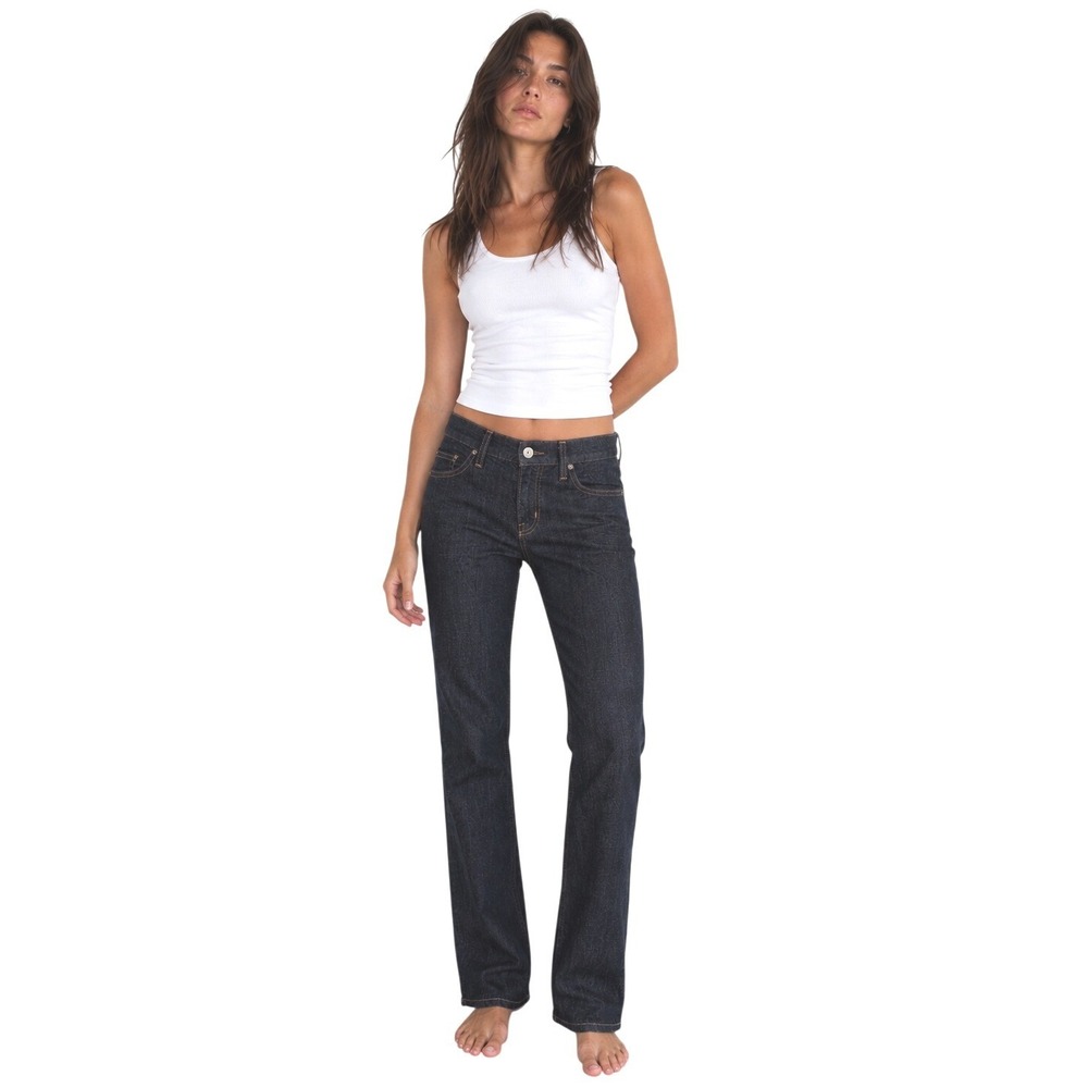 Current Elliott Deadstock Jeans Size 29 Dark Indigo Straight Leg Made USA